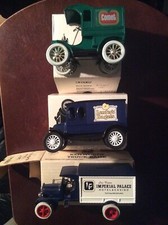 ERTL Diecast Metal Banks Lot of 3 New In Box