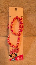 Minnie Mouse Heart Necklace  Bracelet New