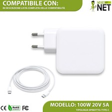 Trasformatore compatibile con Smartphone Panasonic LG 20V 5A 100W