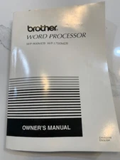Brother Word Processor  Owners Manual WP-900MDS  WP-1700MDS