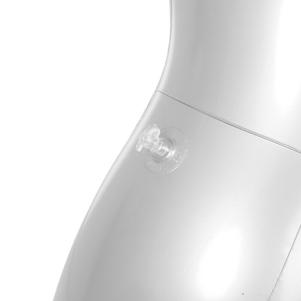 Silver Female Inflatable Model Dummy Torso Body Mannequin Armless