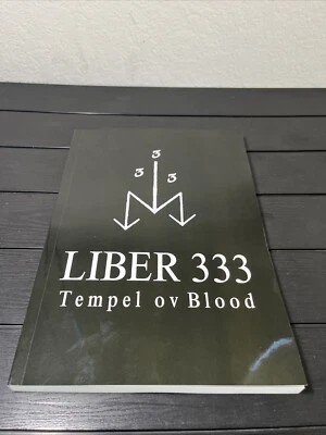 Liber 333 - Tempel ov Blood, Facsimile Large print,8.5*11.5”, Brand New