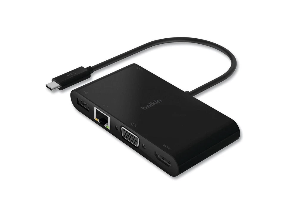 Belkin USB-C to USB-A Ethernet HDMI DVI Adapter - Image 2 of 4