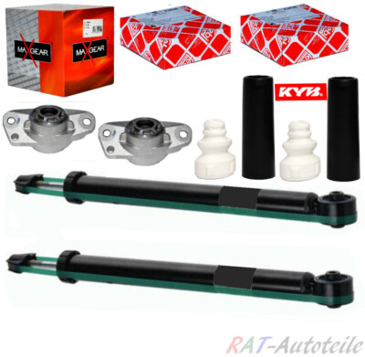 2xStossdämpfer hinten+Domlager+S.Sc VW Golf VI Jetta III IV Passat Sharan Touran