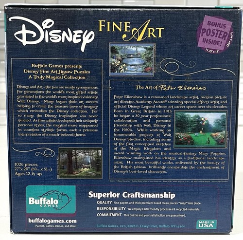 Disney Fine Art Puzzle “Mickey’s Dream” Peter Ellenshaw - Picture 5 of 8