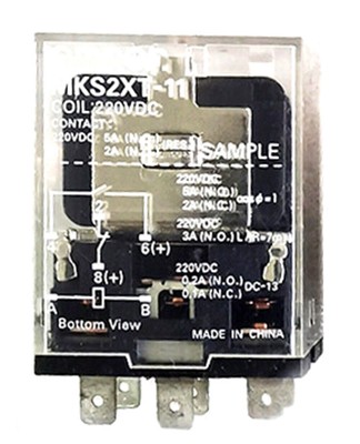 1PCS  MKS2XT-11 220VDC  Intermediate Relay 6Pins #A6-34
