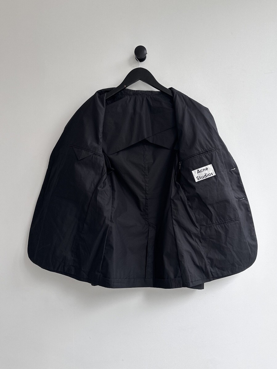 Acne Studios Aron J Pop Black Blazer Jacket Size 44 S Mens Acne Studios Aron J Pop Black Blazer Jacket Size 44 S Mens