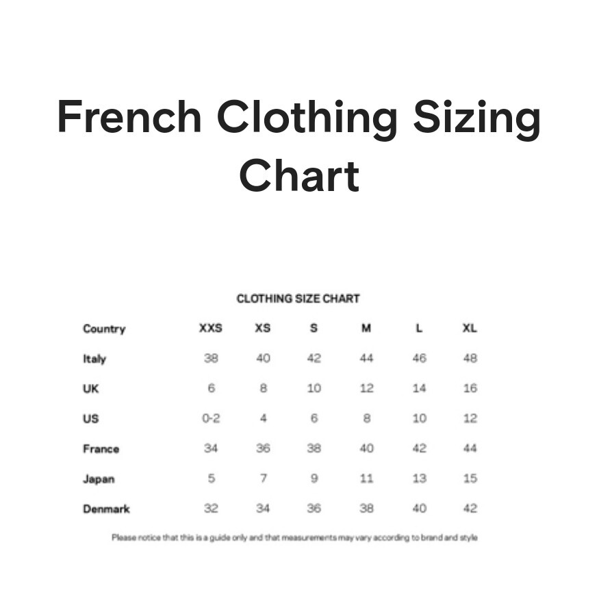 French Clothing Sizes 20 Best French Clothing Brands To Know 2023