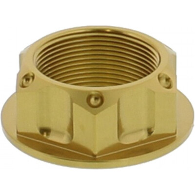 Nut Steering Head JMP Bolt M24x1.00mm Aluminum Gold for Honda CBF FA F/A N S
