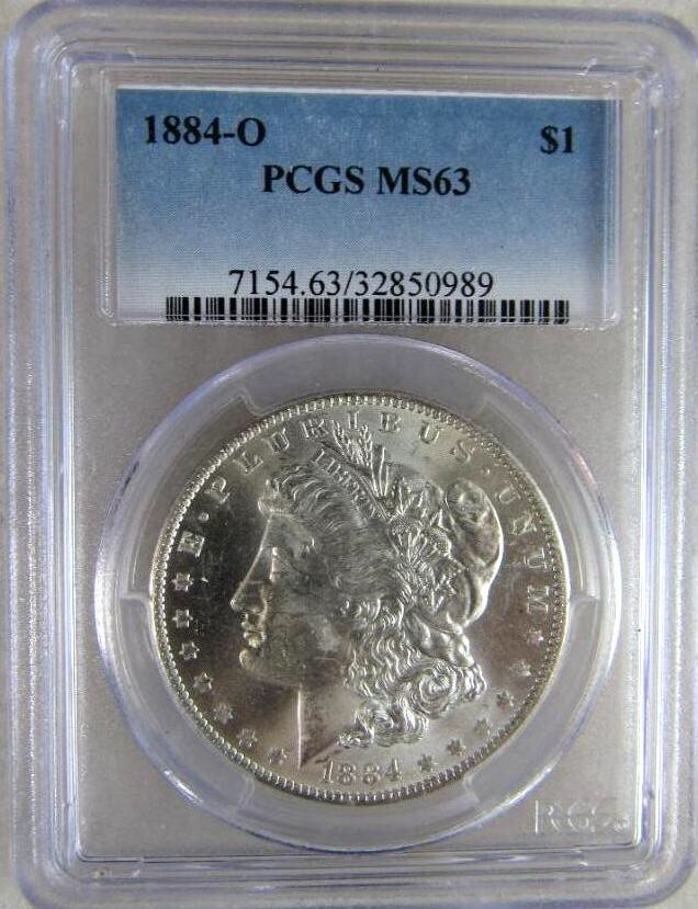 1884-O Morgan Silver Dollar PCGS MS63 | eBay
