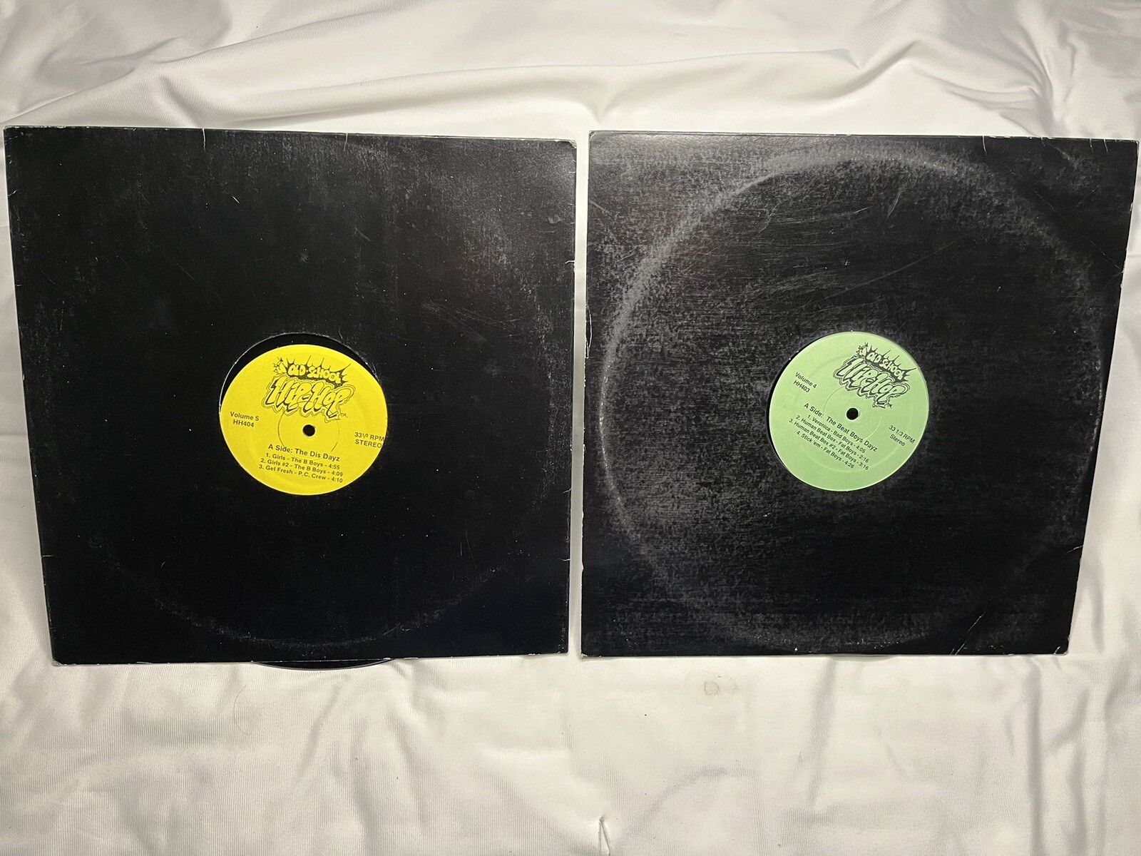 LP Vinyl Records Old-School Hip-Hop Volumes 4 & 5-image