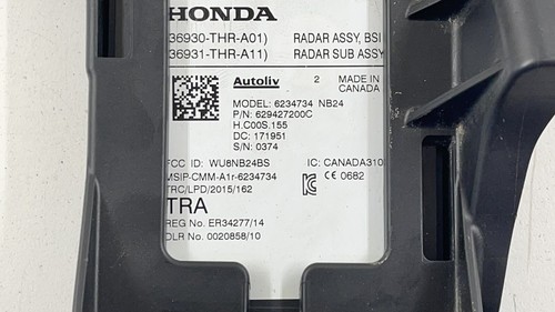 18-22 HONDA ODYSSEY PASSENGER RIGHT REAR BLIND SPOT RADAR CONTROL MODULE OEM - Picture 6 of 7