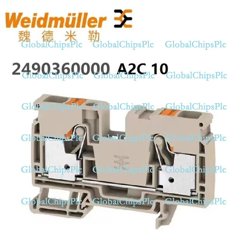 25pcs Weidmuller A2C 10 Straight-through A Series Terminal 2490360000