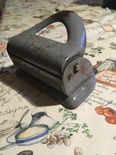 Vintage Velos model 4314  2 hole paper punch / Lighting perforator Great Patina