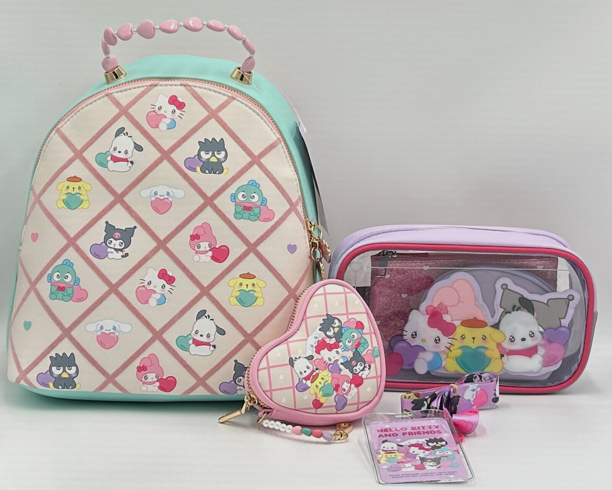 Mini Zaino Loungefly Sanrio Emo Kyun Quadri – Nuovo Con Etichetta, Unisex - Foto 2