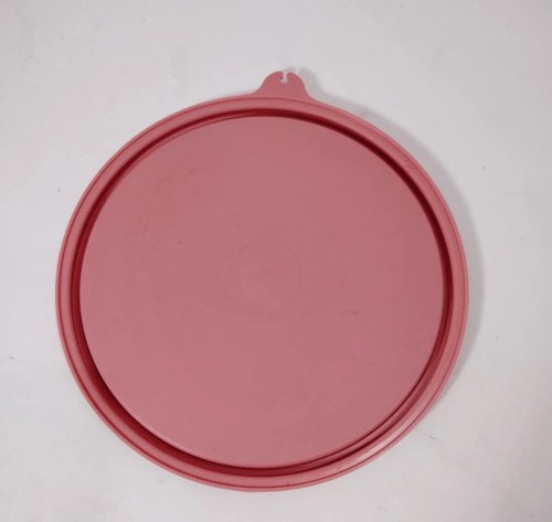 Tupperware Replacement Lid Pink C 227-26 Vintage 6.5" Made in USA - Picture 2 of 3