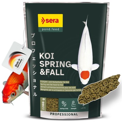 Sera Koi Professional Spring & Fall Food 4.86lb 2200g Floating Pellets