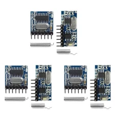 3 Sets of 433mhz RF Transmitter and Receiver Module Wireless 4 Channel Output...