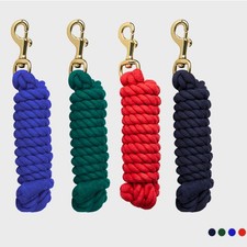 Training Lead Rope Comfort Braided Reins Clips for Stable