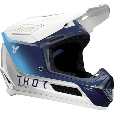 Thor White/Navy Fleet Storm Helmet DS33Z12849ZXL | eBay