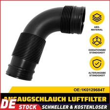 Ansaugrohr Luftfilter für VW Golf 5 1K1 Touran 1T1 1T2 1.4 TSI 103kW 1K0129684T