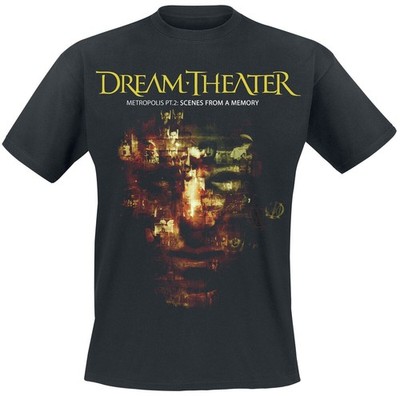 Dream Theater T-Shirt Herren Metropolis SFAM schwarz Band-Merch, Bands