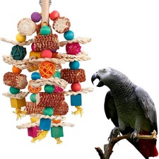Parrot Chewing Toy Pet Supplies Playing Cage Toy for Garden Home Lovebirds