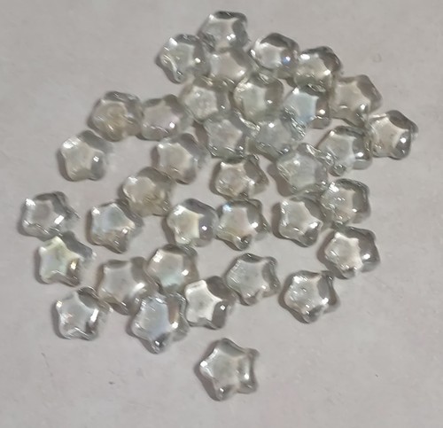 36 Glass Star Shape Glass Beads for Home Decoration and Aquarium & Garden