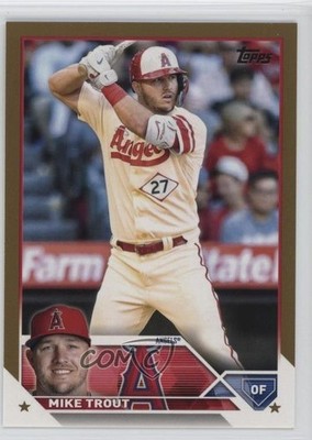2023 Topps Series 1 Gold 783/2023 Mike Trout #27 0eo6