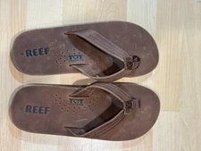 REEF Men's Lightweight Draftsmen Flip Flop Sandal - Bronze Brown US 9 EU 42