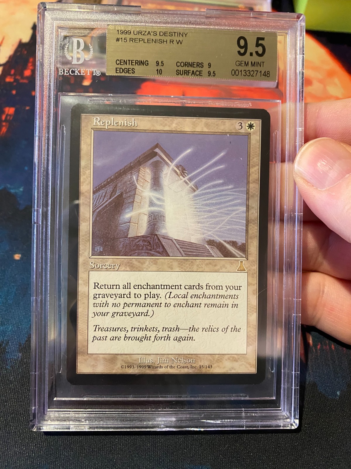 MTG Urzas Destiny Replenish BGS 9.5
