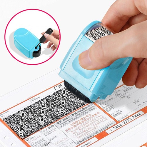 Identity ID Theft Protection Roller Stamp Guard Privacy Confidential Data Secure - Picture 6 of 21