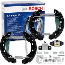BOSCH BREMSBACKEN SATZ mit RADBREMSZYLINDER HINTEN für VW CADDY II OCTAVIA INCA
