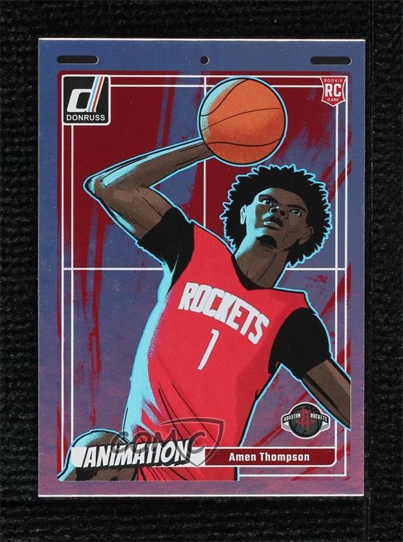 2023-24 Panini Donruss Animation Amen Thompson #7 08o9