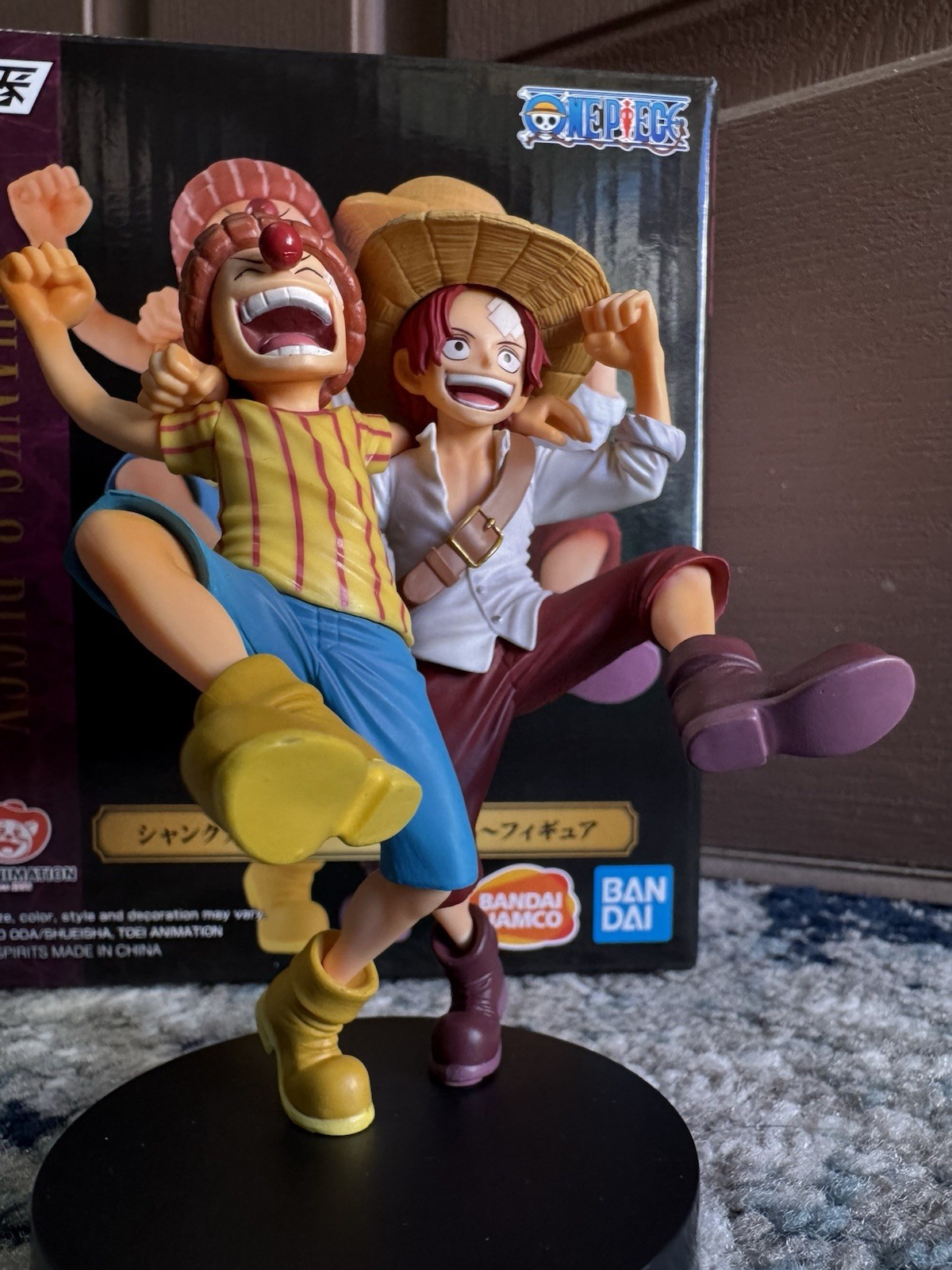ONE PIECE Shanks & Buggy Childhood Figure Ichibansho Legends Over Time Near Mint