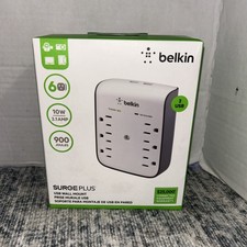 Belkin SurgePlus 10W 6-Outlet USB Surge Protector Sealed