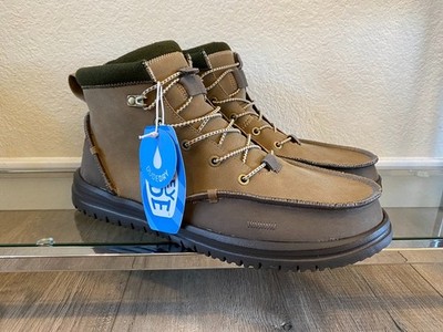Hey Dude Mens Bradley Classic Ankle Boots US 14 EU 47 Nutmeg Water Resistant