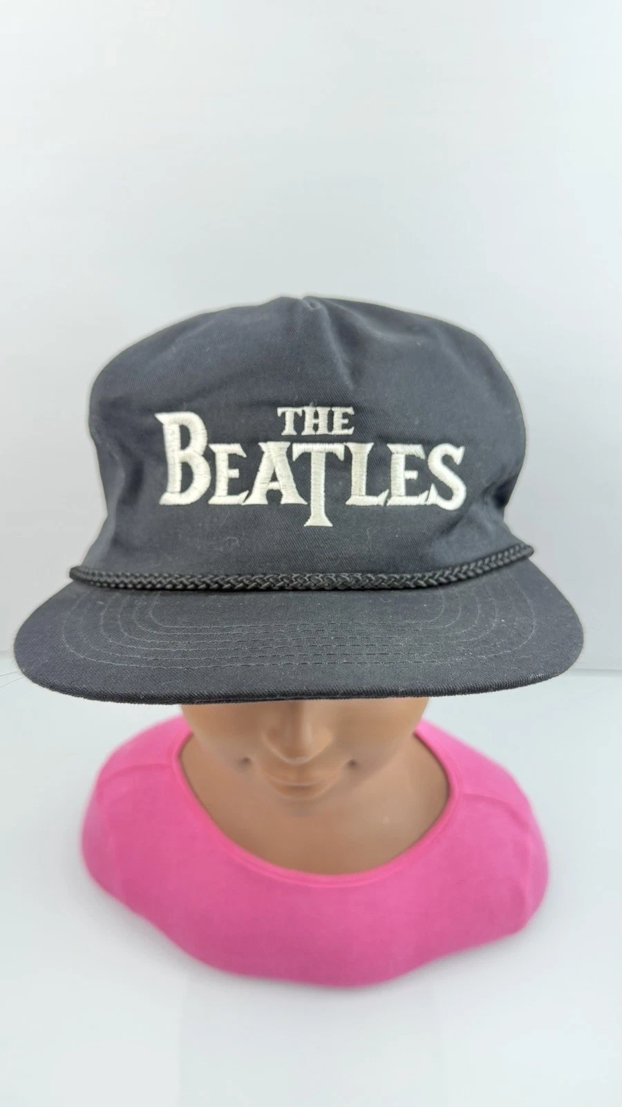 The Beatles Rock Band Vintage Snapback Hat 80’s Cap Black