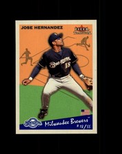 Jose Hernandez 2002 Fleer Tradition Glossy /200 #62 Milwaukee Brewers