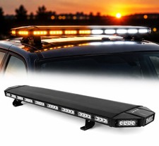 47 Led Emergency Light Bar 108 Led Amber White Strobe 12v-24v Bright 108...