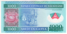 2014 Mauritania 1000 Ouguiya 8089589 Paper Money Banknotes Currency