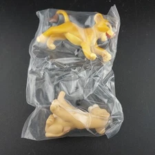 Lion King Vintage Disney 1.5" Mini Figures Young Simba & Nala Applause NEW