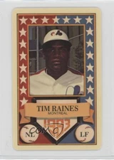 1983 Perma-Graphics/Topps Credit Cards All-Stars Tim Raines #150-ASN8314 HOF
