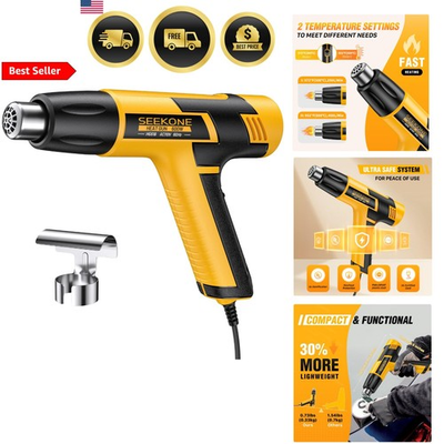 #ad #ad Mini Heat Gun 600W Dual Temperature Hot Air Gun for Crafts DIY Shrink Wrap $28.75
