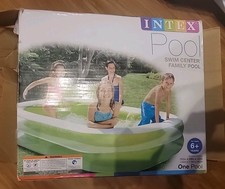 Intex Swim Center Family Inflatable Swimming Pool 103in X 69in X 22in NEW