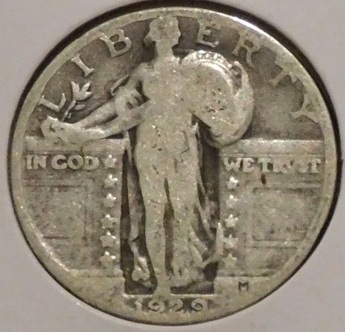 Silver Quarter - Standing Liberty - 1929 [723]