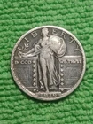 1919D Standing Liberty Quarter Key Date 90% Silver Coin Xf+ Detail In My Opinion