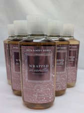 Qty 6 New Bath Body Works WRAPPED IN VANILLA Body Wash 10 FL OZ