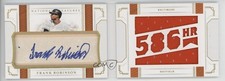 2019 Panini National Treasures Statline 2/5 Frank Robinson #CSM-FR Auto HOF uk2