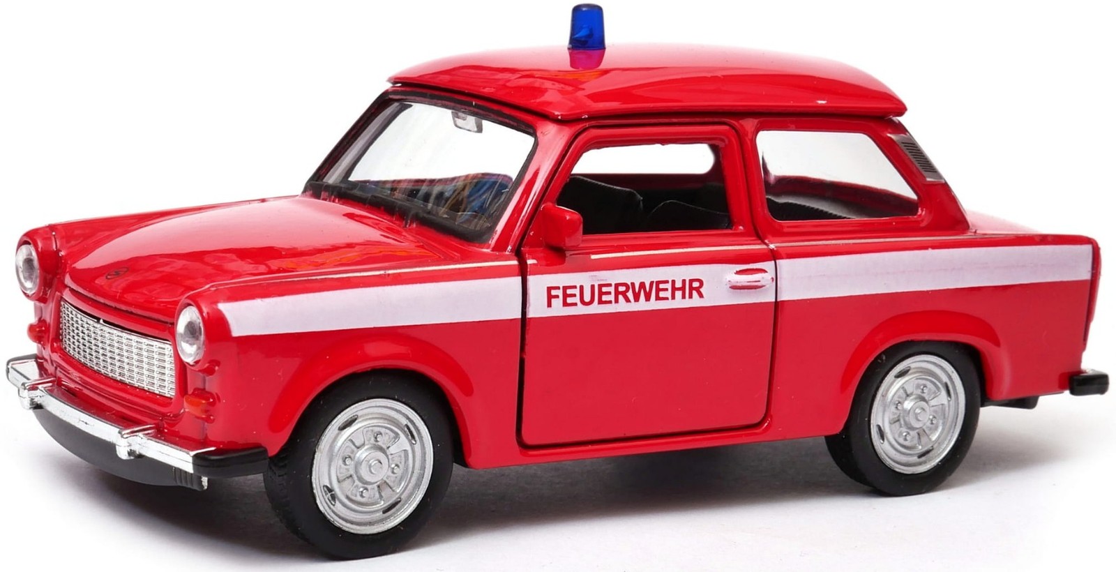Welly Trabant 601 Feuerwehr Fire Department Red 1:34 1:39 Scales 4.5 Inch Car